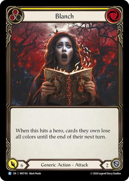 Blanch (Yellow) [MST195] (Part the Mistveil)  Rainbow Foil | Good Games Cannington