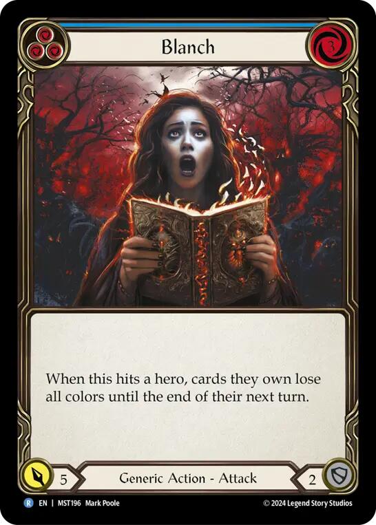 Blanch (Blue) [MST196] (Part the Mistveil)  Rainbow Foil | Good Games Cannington