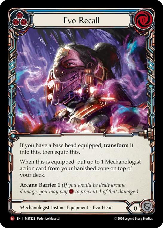 Evo Recall [MST228] (Part the Mistveil)  Cold Foil | Good Games Cannington