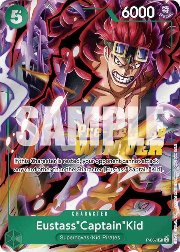 Eustass"Captain"Kid (OP-07 Pre-Release Tournament) [Winner] [One Piece Promotion Cards] | Good Games Cannington