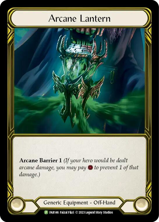 Arcane Lantern (Golden) [FAB146] (Promo)  Cold Foil | Good Games Cannington