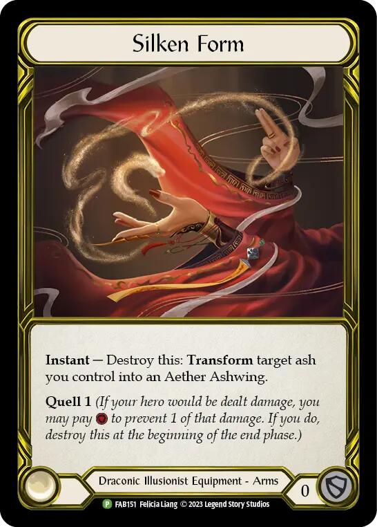 Silken Form (Golden) [FAB151] (Promo)  Cold Foil | Good Games Cannington