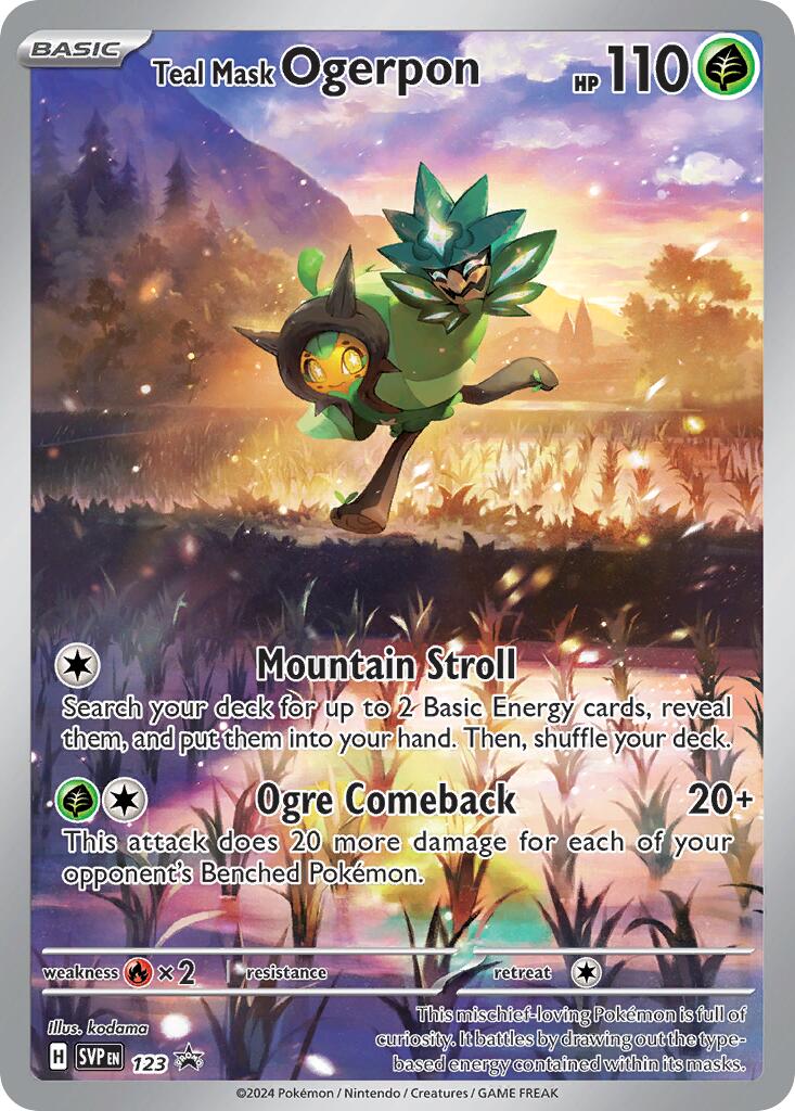 Teal Mask Ogerpon (123) [Scarlet & Violet: Black Star Promos] | Good Games Cannington