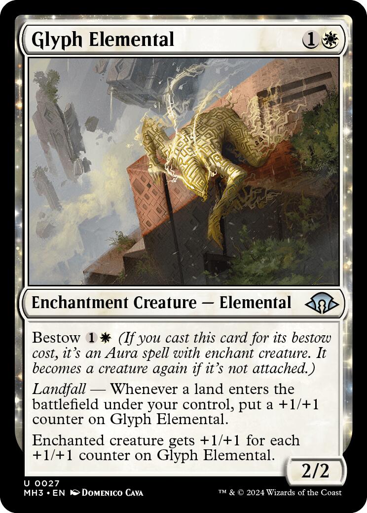 Glyph Elemental [Modern Horizons 3] | Good Games Cannington