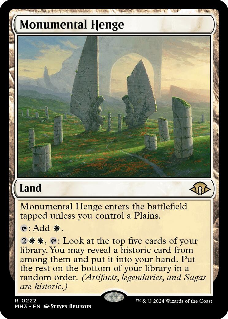 Monumental Henge [Modern Horizons 3] | Good Games Cannington