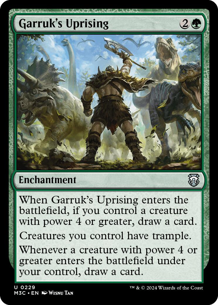 Garruk's Uprising [Modern Horizons 3 Commander] | Good Games Cannington