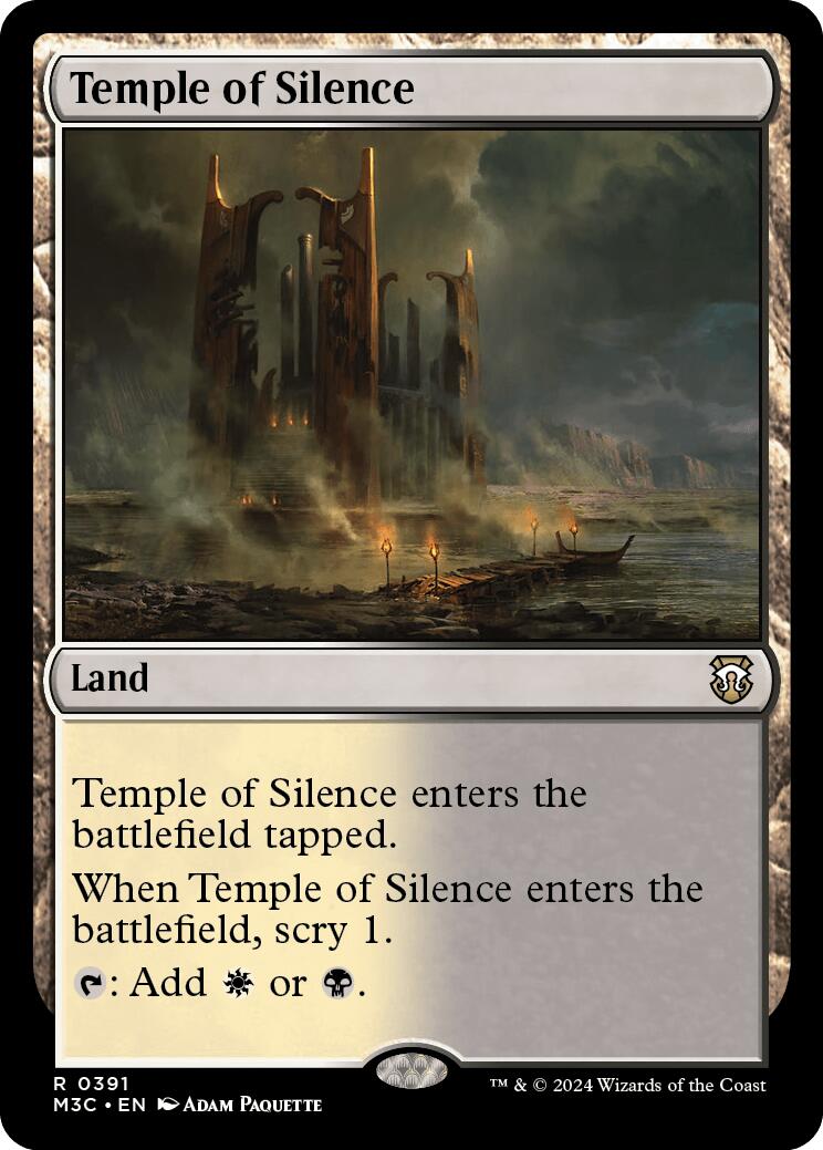 Temple of Silence [Modern Horizons 3 Commander] | Good Games Cannington