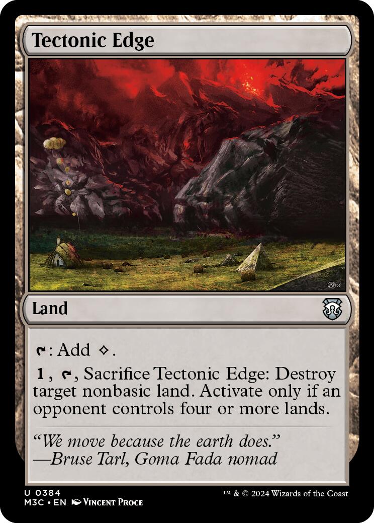 Tectonic Edge [Modern Horizons 3 Commander] | Good Games Cannington