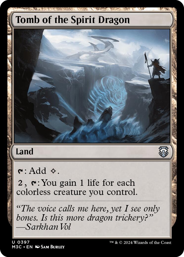 Tomb of the Spirit Dragon [Modern Horizons 3 Commander] | Good Games Cannington