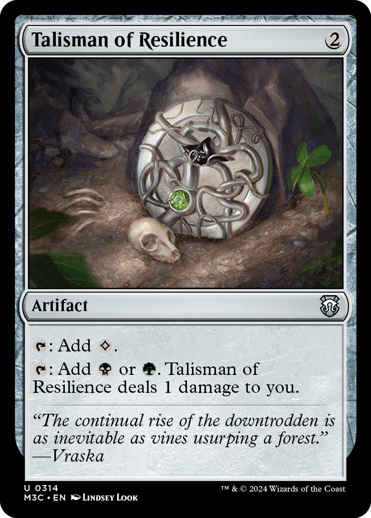 Talisman of Resilience [Modern Horizons 3 Commander] | Good Games Cannington