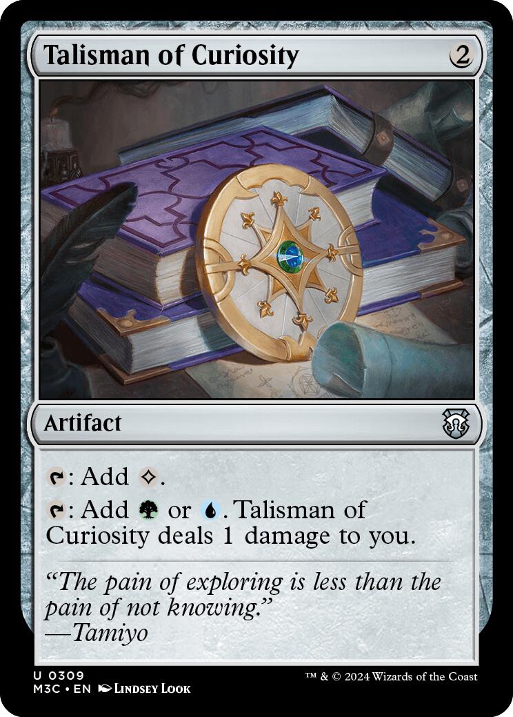 Talisman of Curiosity [Modern Horizons 3 Commander] | Good Games Cannington