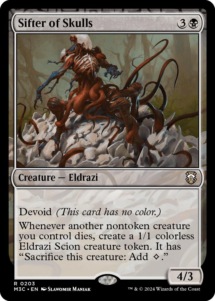 Sifter of Skulls [Modern Horizons 3 Commander] | Good Games Cannington