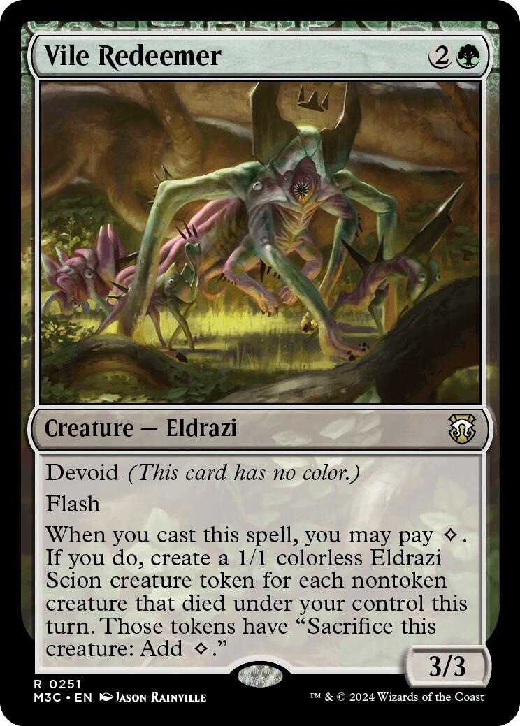 Vile Redeemer [Modern Horizons 3 Commander] | Good Games Cannington