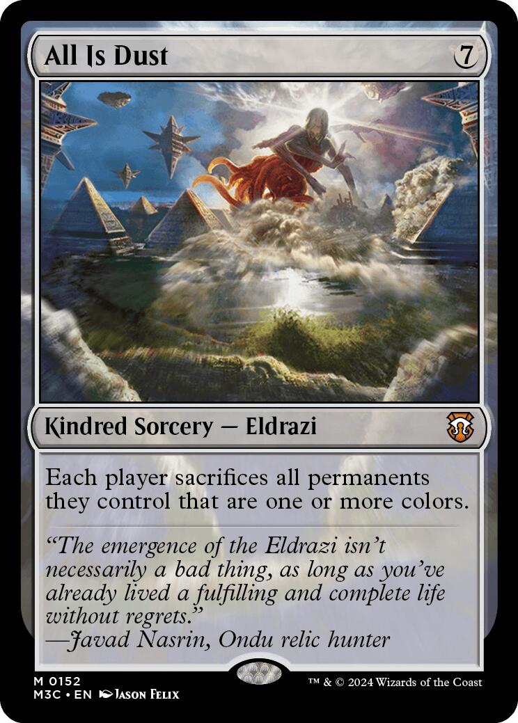 All Is Dust [Modern Horizons 3 Commander] | Good Games Cannington