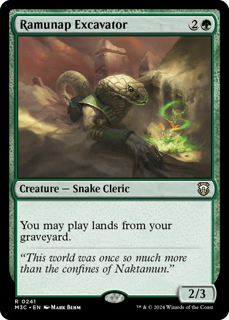 Ramunap Excavator [Modern Horizons 3 Commander] | Good Games Cannington