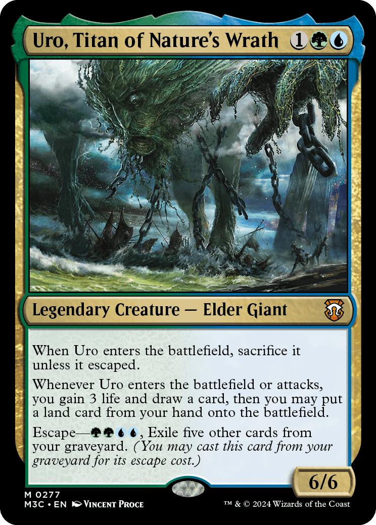 Uro, Titan of Nature's Wrath [Modern Horizons 3 Commander] | Good Games Cannington