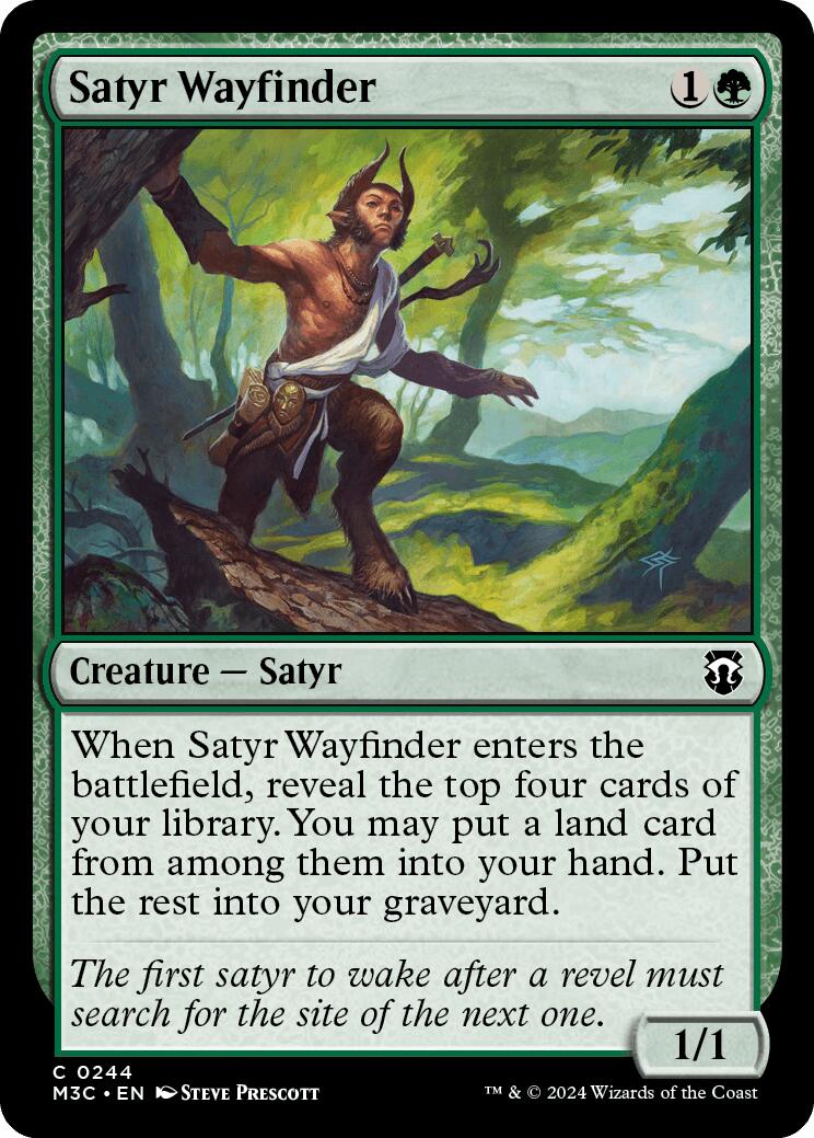 Satyr Wayfinder [Modern Horizons 3 Commander] | Good Games Cannington