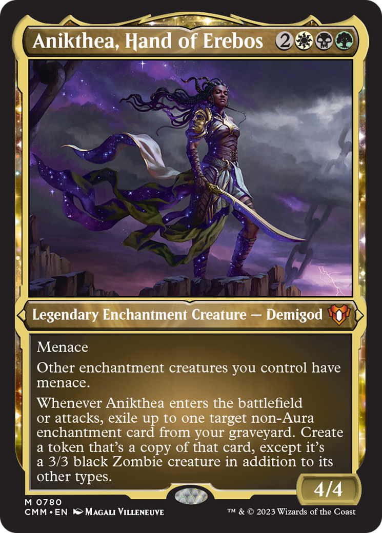 Anikthea, Hand of Erebos (Display Commander) (Foil Etched) [Commander Masters] | Good Games Cannington