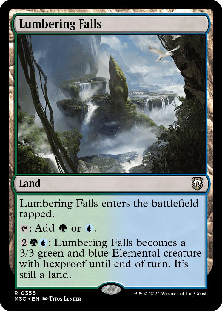 Lumbering Falls [Modern Horizons 3 Commander] | Good Games Cannington