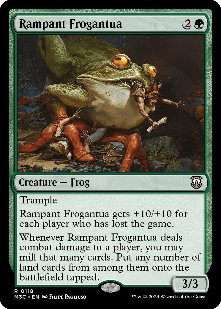 Rampant Frogantua [Modern Horizons 3 Commander] | Good Games Cannington