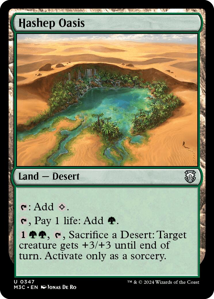 Hashep Oasis [Modern Horizons 3 Commander] | Good Games Cannington
