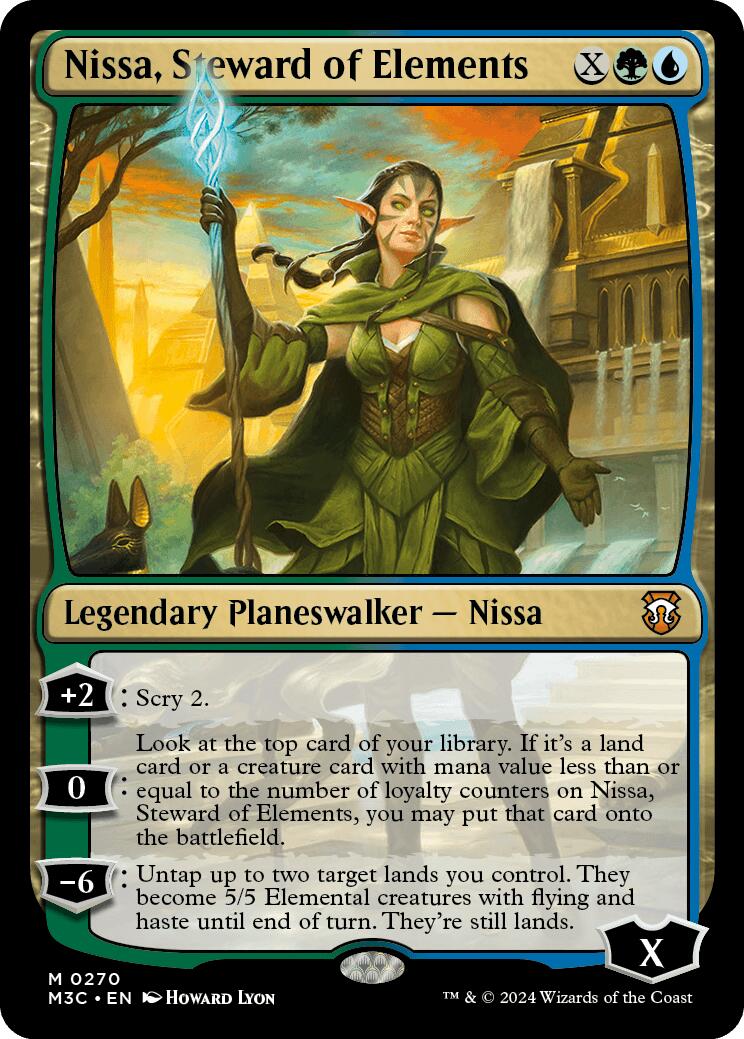 Nissa, Steward of Elements [Modern Horizons 3 Commander] | Good Games Cannington