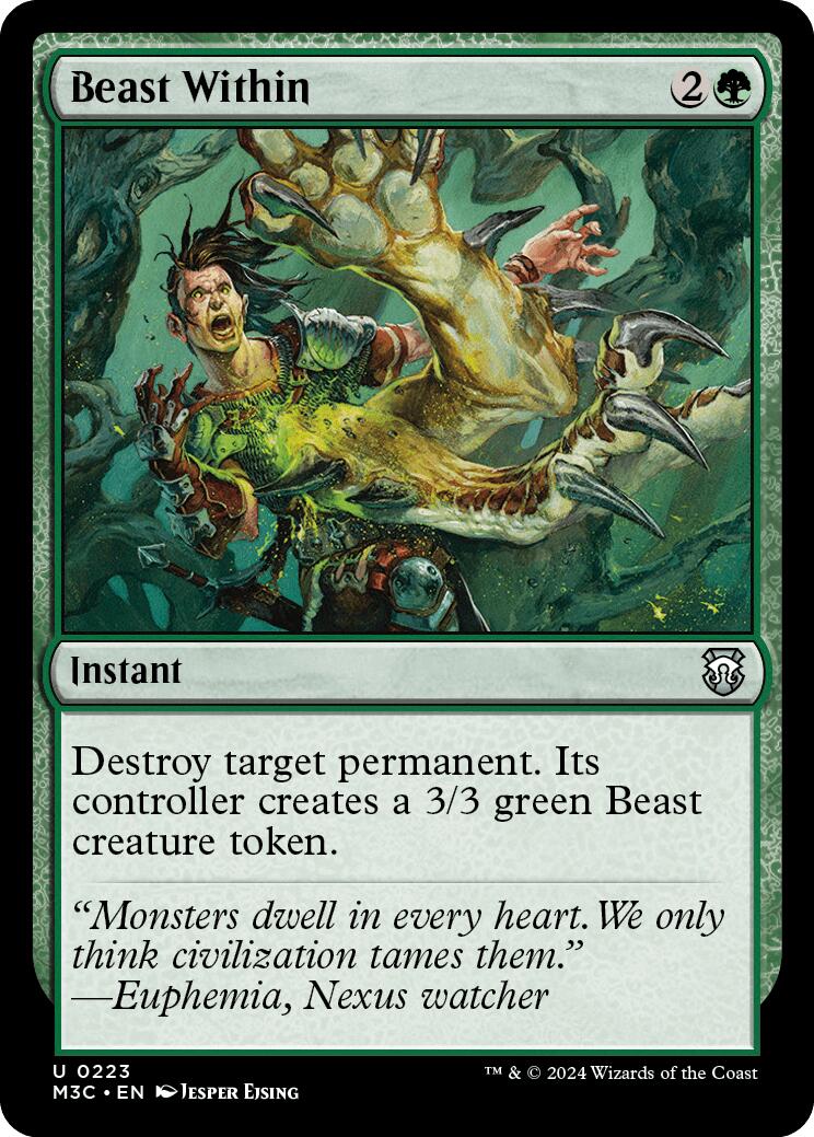 Beast Within [Modern Horizons 3 Commander] | Good Games Cannington