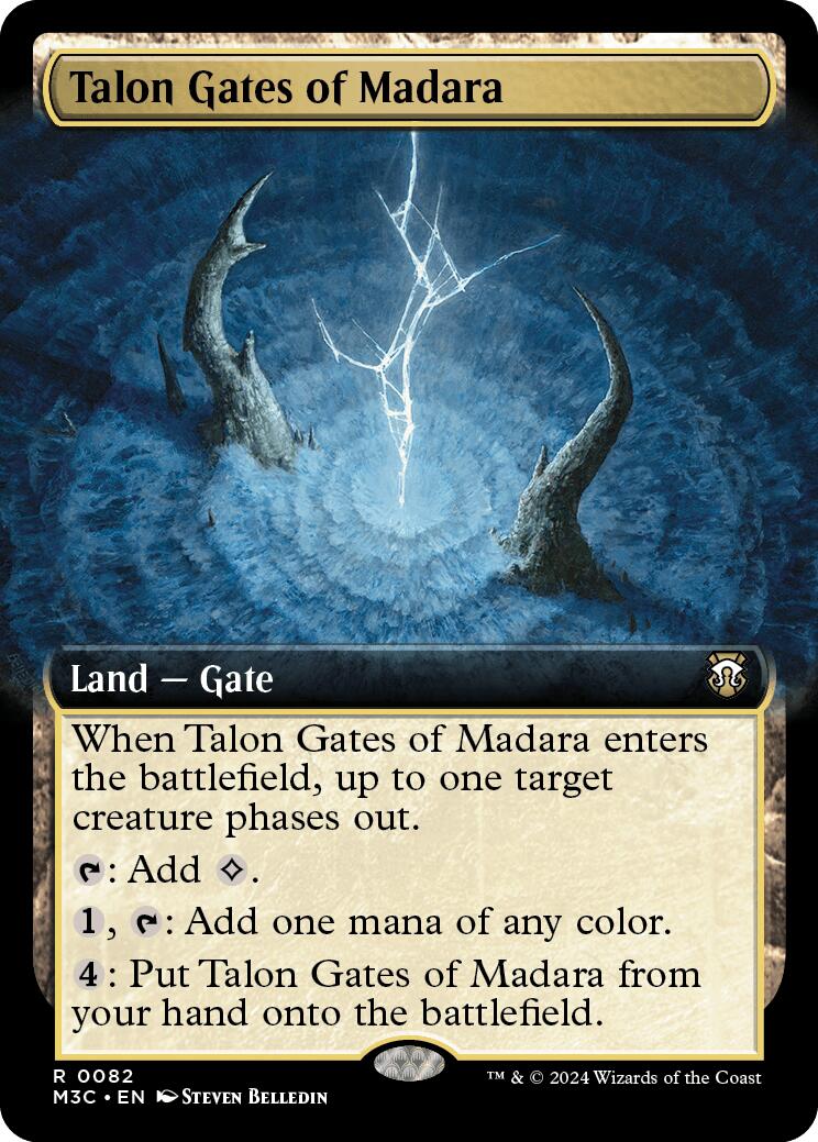 Talon Gates of Madara (Extended Art) [Modern Horizons 3 Commander] | Good Games Cannington