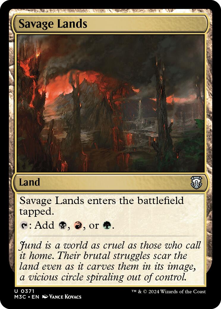 Savage Lands [Modern Horizons 3 Commander] | Good Games Cannington