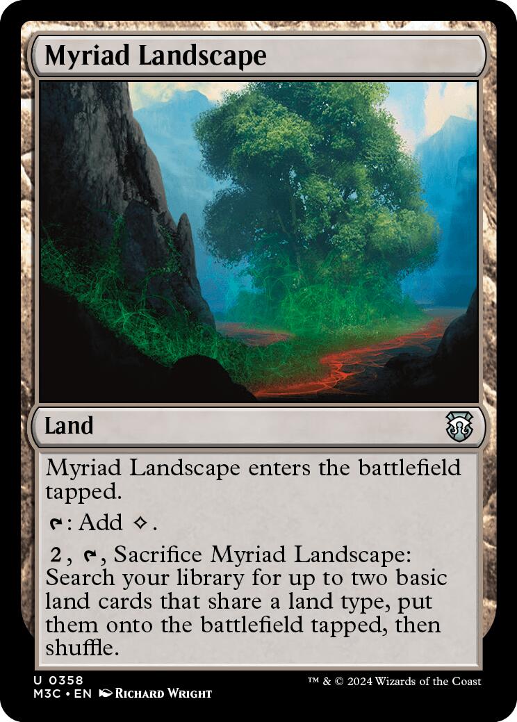Myriad Landscape [Modern Horizons 3 Commander] | Good Games Cannington