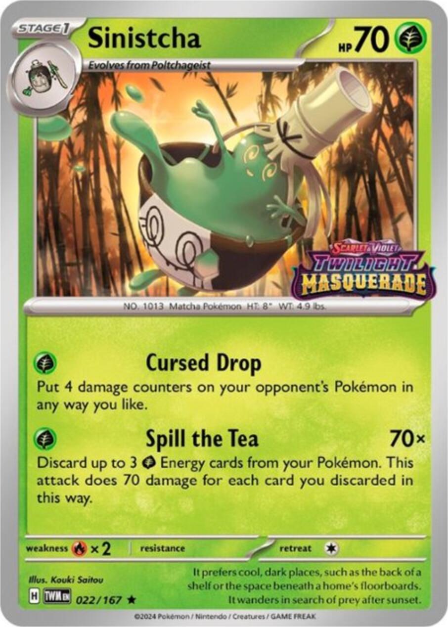 Sinistcha (022/167) [Scarlet & Violet: Black Star Promos] | Good Games Cannington