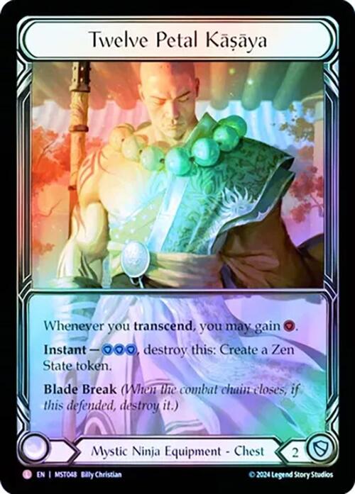 Twelve Petal Kasaya (Extended Art) [MST048] (Part the Mistveil)  Cold Foil | Good Games Cannington