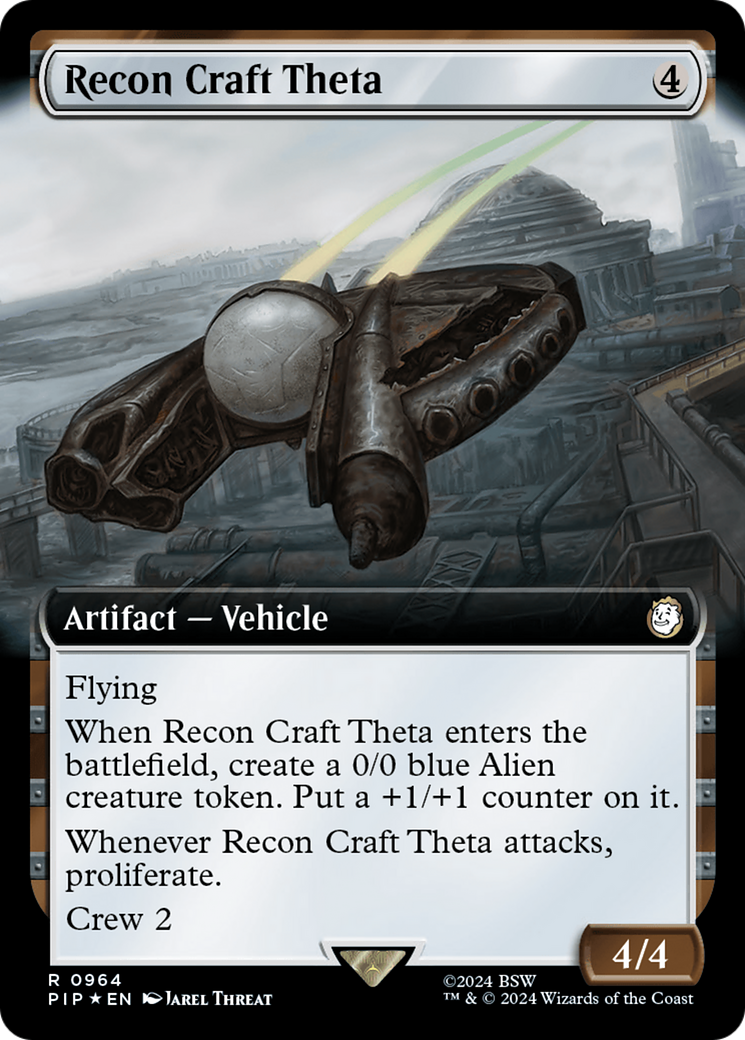 Recon Craft Theta (Extended Art) (Surge Foil) [Fallout] | Good Games Cannington
