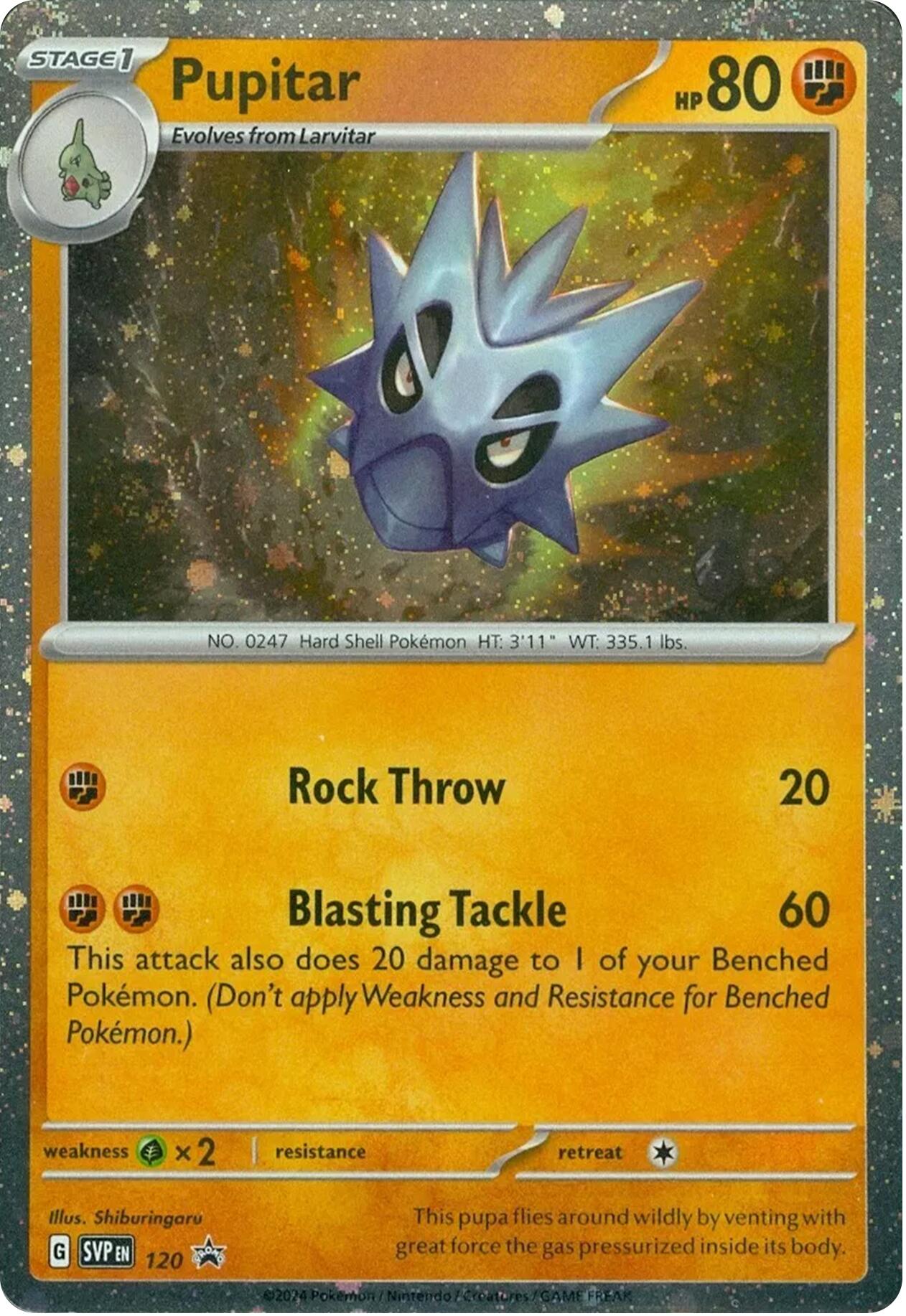 Pupitar (120) [Scarlet & Violet: Black Star Promos] | Good Games Cannington