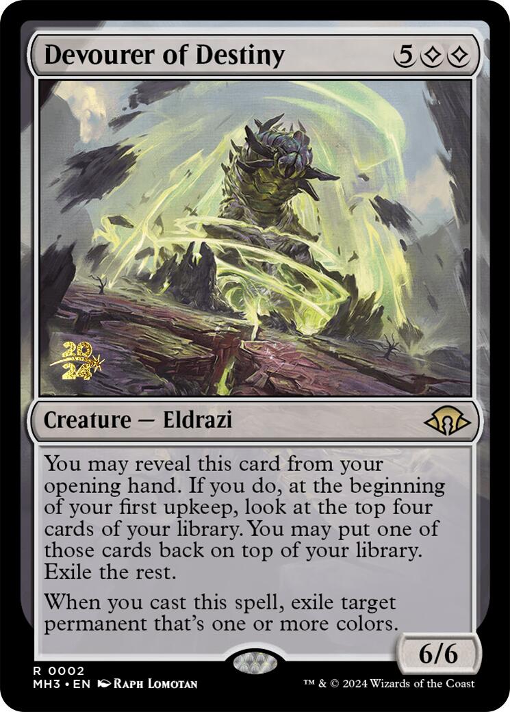 Devourer of Destiny [Modern Horizons 3 Prerelease Promos] | Good Games Cannington