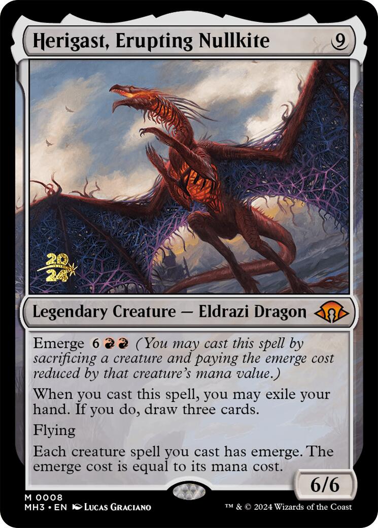 Herigast, Erupting Nullkite [Modern Horizons 3 Prerelease Promos] | Good Games Cannington