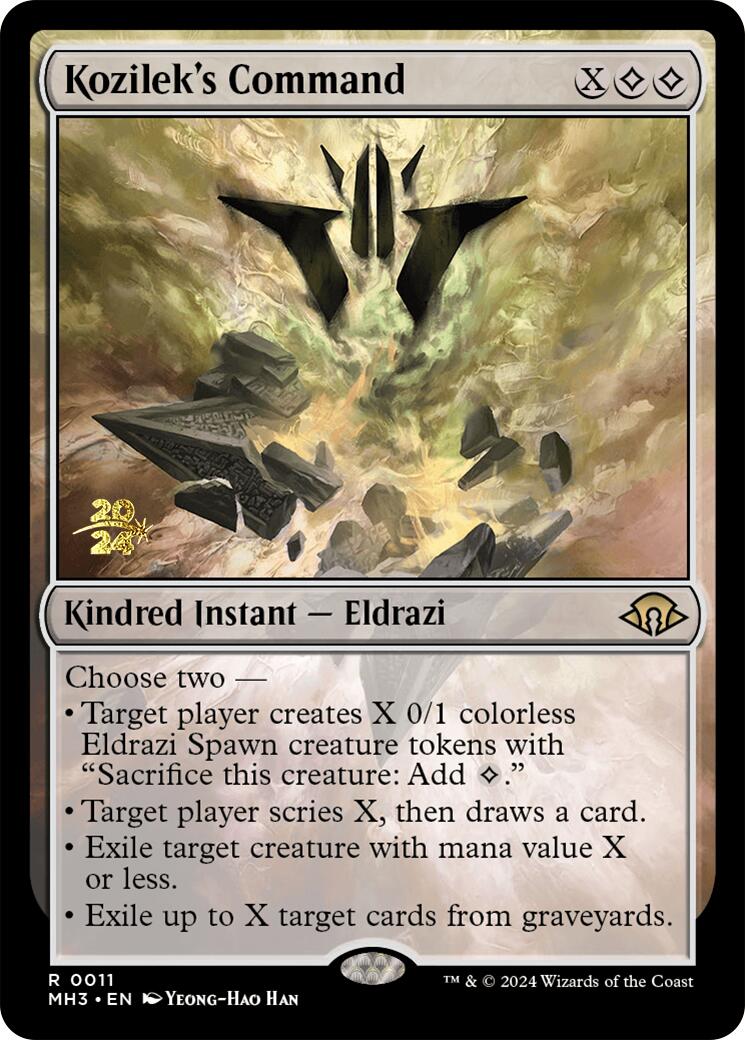 Kozilek's Command [Modern Horizons 3 Prerelease Promos] | Good Games Cannington