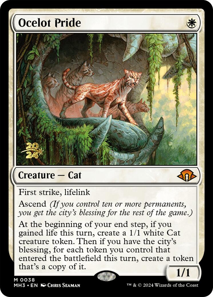 Ocelot Pride [Modern Horizons 3 Prerelease Promos] | Good Games Cannington
