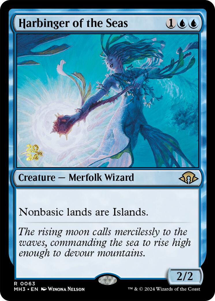 Harbinger of the Seas [Modern Horizons 3 Prerelease Promos] | Good Games Cannington