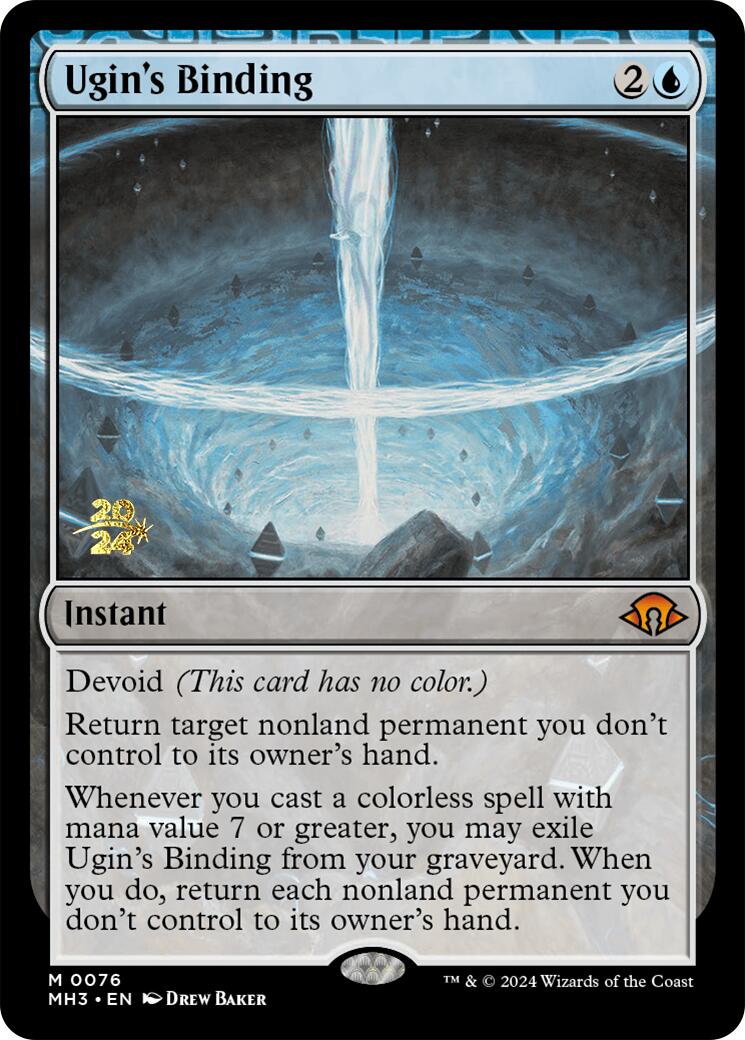 Ugin's Binding [Modern Horizons 3 Prerelease Promos] | Good Games Cannington