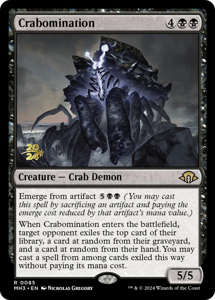 Crabomination [Modern Horizons 3 Prerelease Promos] | Good Games Cannington