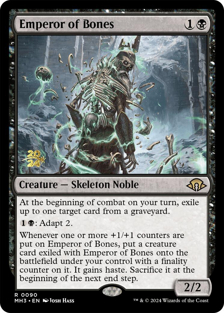 Emperor of Bones [Modern Horizons 3 Prerelease Promos] | Good Games Cannington