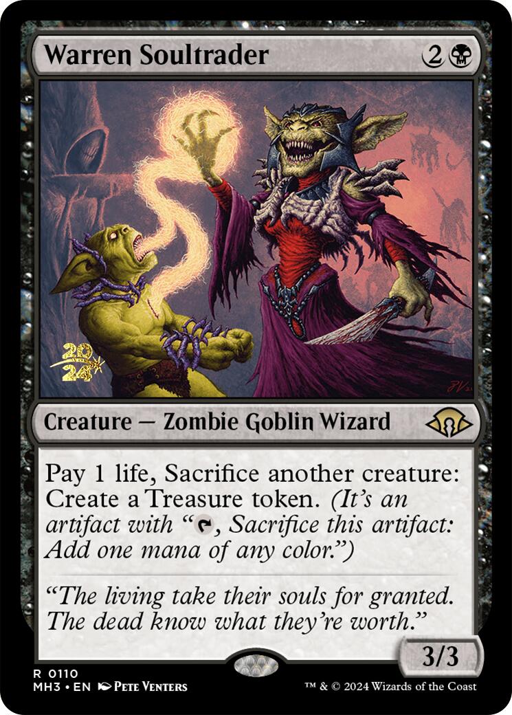 Warren Soultrader [Modern Horizons 3 Prerelease Promos] | Good Games Cannington