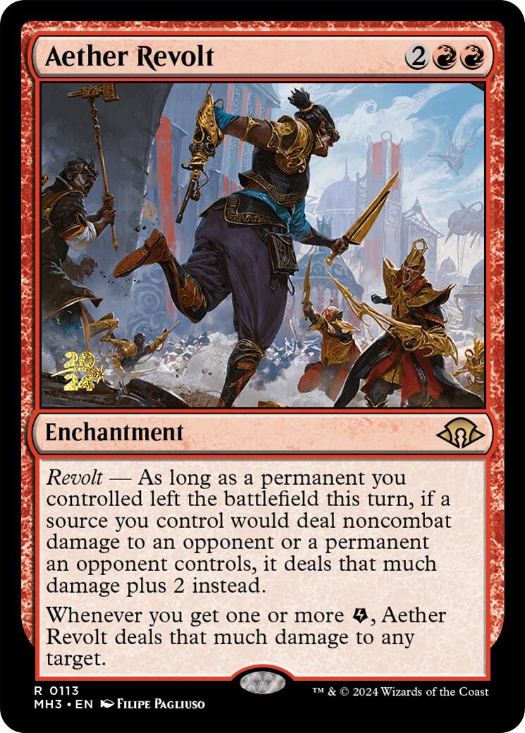 Aether Revolt [Modern Horizons 3 Prerelease Promos] | Good Games Cannington