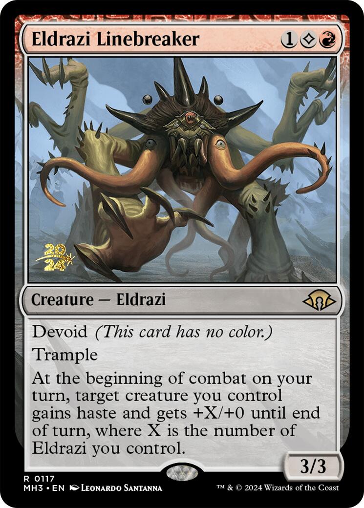 Eldrazi Linebreaker [Modern Horizons 3 Prerelease Promos] | Good Games Cannington