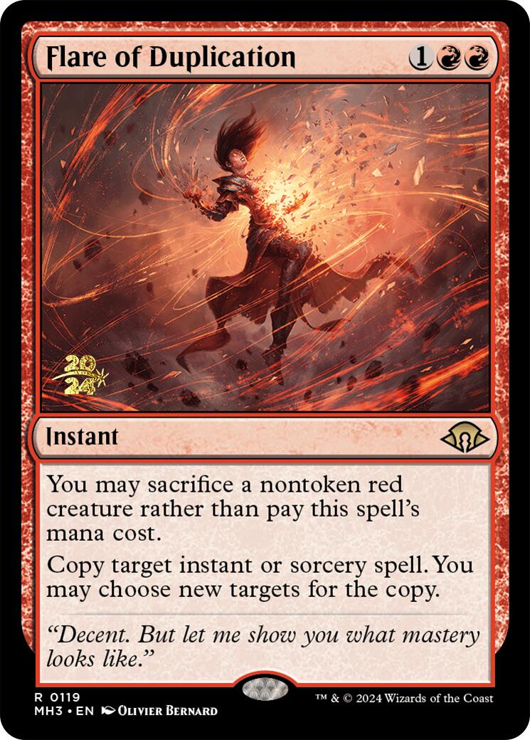 Flare of Duplication [Modern Horizons 3 Prerelease Promos] | Good Games Cannington