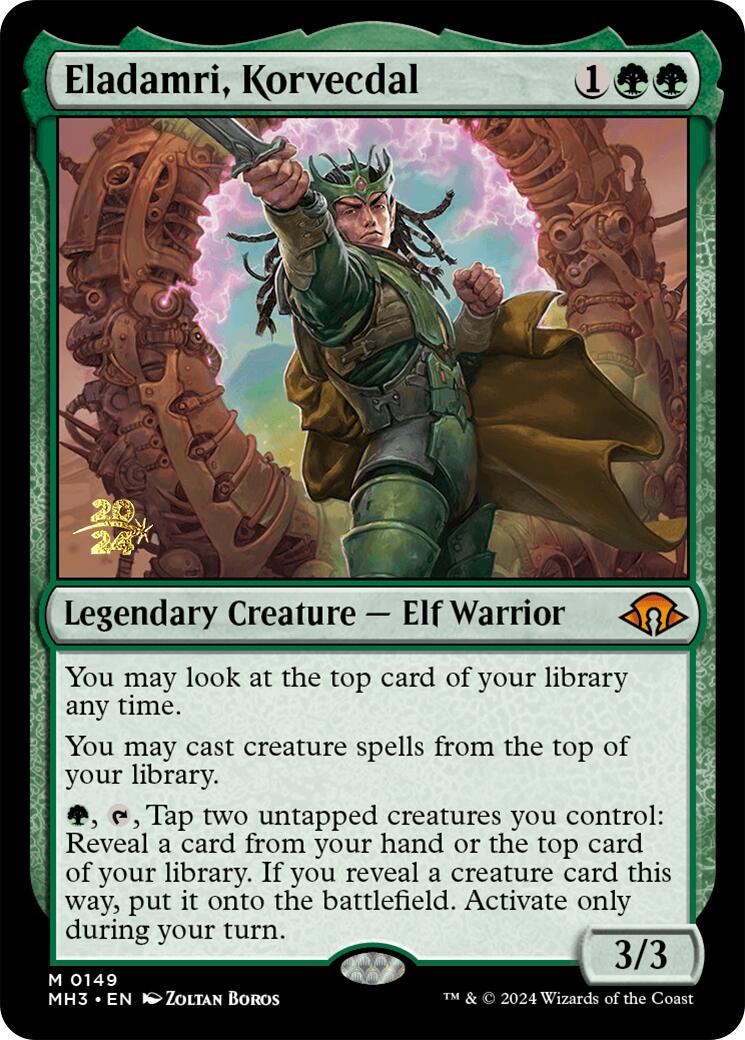 Eladamri, Korvecdal [Modern Horizons 3 Prerelease Promos] | Good Games Cannington