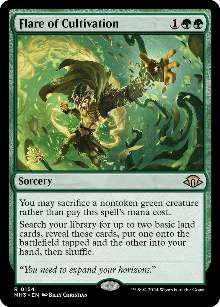 Flare of Cultivation [Modern Horizons 3 Prerelease Promos] | Good Games Cannington
