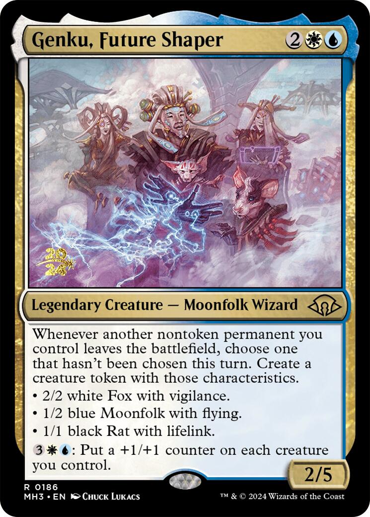 Genku, Future Shaper [Modern Horizons 3 Prerelease Promos] | Good Games Cannington