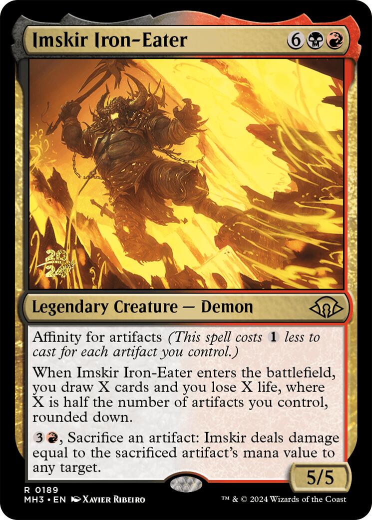 Imskir Iron-Eater [Modern Horizons 3 Prerelease Promos] | Good Games Cannington